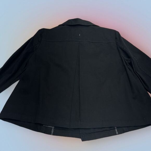 SONOMA Women’s Medium Black Cotton Jacket - Picture 3 of 4